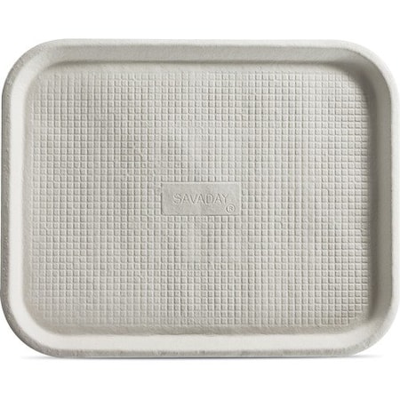 Huhtamaki Tray, f/Food Prep, Molded Fiber, 14inx18inx2-1in, WE HUH20804
